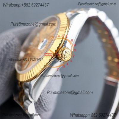 Datejust 126333 41 VR3235 Automatic Mens Watch Best Edition CLEAN YG Gold Fluted Dial On 904L Jubilee SS Bracelet CHS