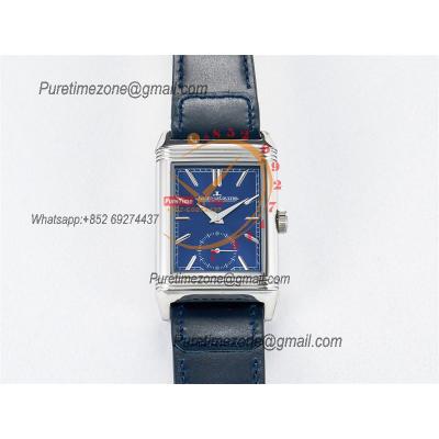 Reverso Classic 3988482 Duoface Small Seconds 854A Automatic Mens Watch Best Edition MGF Blue White Dial CHS