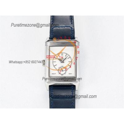 Reverso Classic 3988482 Duoface Small Seconds 854A Automatic Mens Watch Best Edition MGF Blue White Dial CHS