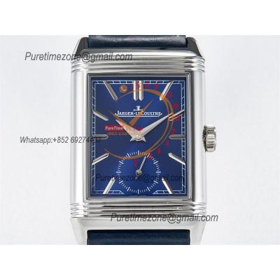 Reverso Classic 3988482 Duoface Small Seconds 854A Automatic Mens Watch Best Edition MGF Blue White Dial CHS