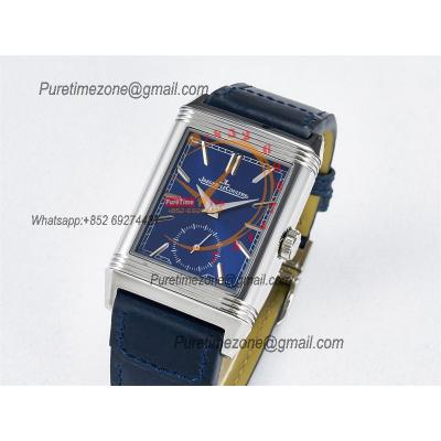 Reverso Classic 3988482 Duoface Small Seconds 854A Automatic Mens Watch Best Edition MGF Blue White Dial CHS