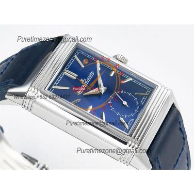 Reverso Classic 3988482 Duoface Small Seconds 854A Automatic Mens Watch Best Edition MGF Blue White Dial CHS