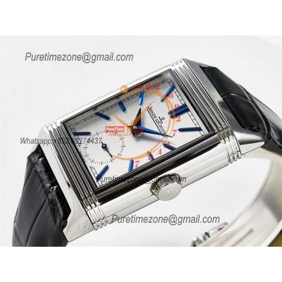 Reverso Classic 3988482 Duoface Small Seconds 854A Automatic Mens Watch Best Edition MGF White Black Dial CHS