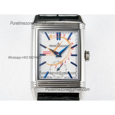 Reverso Classic 3988482 Duoface Small Seconds 854A Automatic Mens Watch Best Edition MGF White Black Dial CHS