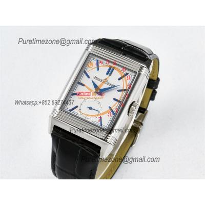 Reverso Classic 3988482 Duoface Small Seconds 854A Automatic Mens Watch Best Edition MGF White Black Dial CHS