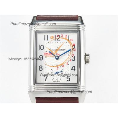 Reverso Classic Q397846J Duoface Small Seconds 854A Automatic Mens Watch Best Edition MGF Silver Black Dial CHS