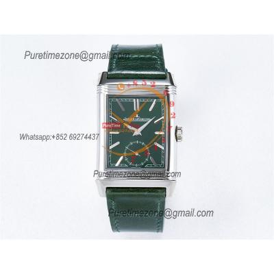 Reverso Classic 3978430 Duoface Small Seconds 854A Automatic Mens Watch Best Edition MGF Green White Dial CHS