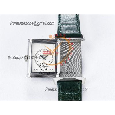 Reverso Classic 3978430 Duoface Small Seconds 854A Automatic Mens Watch Best Edition MGF Green White Dial CHS