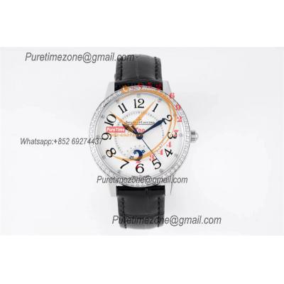 Rendez-Vous Night & Day Q3448421 A898 Moon Phase Automatic Womens Watch Best Edition ZF 34 Diamond Bezel White Dial