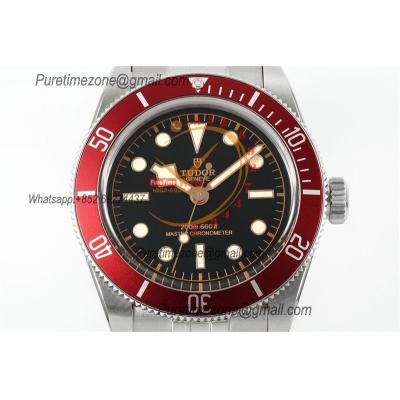 Heritage Black Bay M7941A1A0RU A2824 Automatic Mens Watch Best Edition ZF 41mm Red Bezl Black Dial SS Bracelet