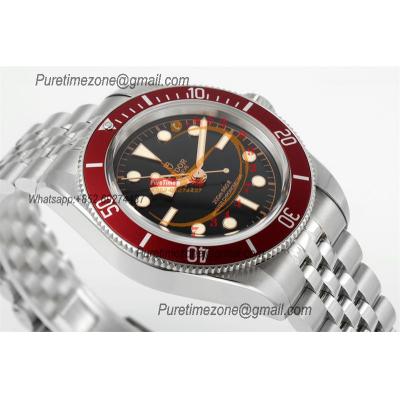 Heritage Black Bay M7941A1A0RU A2824 Automatic Mens Watch Best Edition ZF 41mm Red Bezl Black Dial SS Bracelet