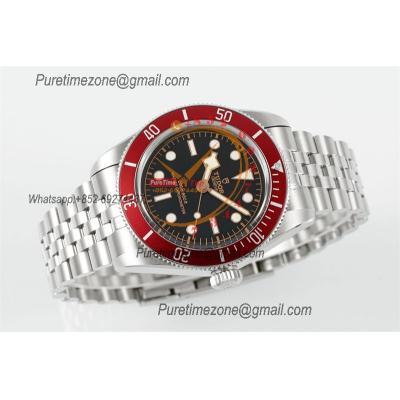 Heritage Black Bay M7941A1A0RU A2824 Automatic Mens Watch Best Edition ZF 41mm Red Bezl Black Dial SS Bracelet