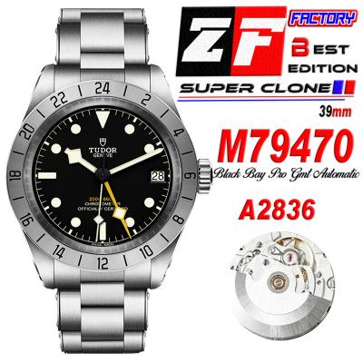 Black Bay GMT M79470 A2836 Automatic Mens Watch Be...