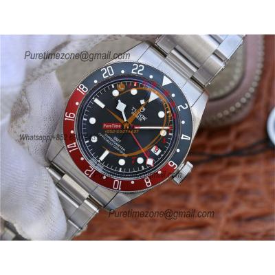 Black Bay GMT M79830RB A2836 Automatic Mens Watch Best Edition ZF 41mm Pepsi Red Blue Bezl Black Dial SS Bracelet