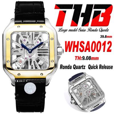 Santos WHSA0012 Large Model 39.8mm Swiss Ronda Qua...