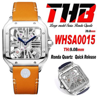 Santos WHSA0015 Large Model 39.8mm Swiss Ronda Qua...