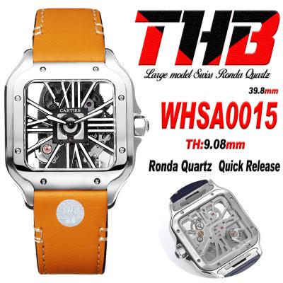 Santos WHSA0015 Large Model 39.8mm Swiss Ronda Qua...