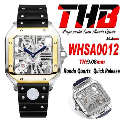 Santos WHSA0012 Large Model 39.8mm Swiss Ronda Qua...