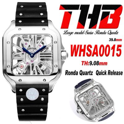 Santos WHSA0015 Large Model 39.8mm Swiss Ronda Qua...