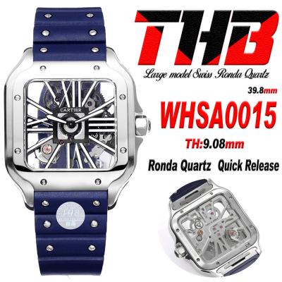 Santos WHSA0015 Large Model 39.8mm Swiss Ronda Qua...