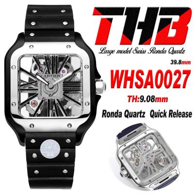 Santos WHSA0027 Large Model 39.8mm Swiss Ronda Qua...