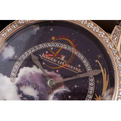 Rendez-Vous Star Q36434C1 A734 Automatic Womens Watch Best Edition KZF Diamonds Bezel Shooting Star Complication Dial