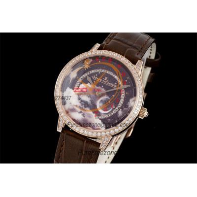 Rendez-Vous Star Q36434C1 A734 Automatic Womens Watch Best Edition KZF Diamonds Bezel Shooting Star Complication Dial