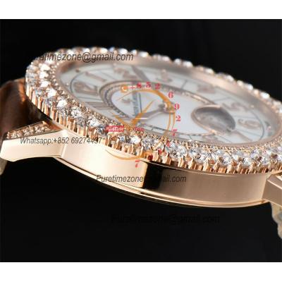 Rendez-vous Jewellery Dazzling Night Day Q3432570 A898 Automatic Womens Watch Best Edition GF RG Diamond Bezel MOP Dial