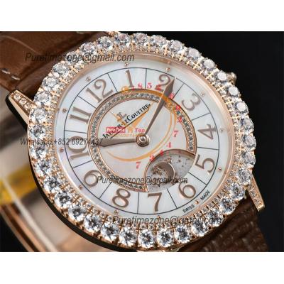 Rendez-vous Jewellery Dazzling Night Day Q3432570 A898 Automatic Womens Watch Best Edition GF RG Diamond Bezel MOP Dial