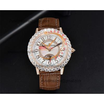 Rendez-vous Jewellery Dazzling Night Day Q3432570 A898 Automatic Womens Watch Best Edition GF RG Diamond Bezel MOP Dial