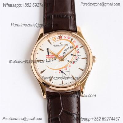 Master Ultra Thin Q1372520 Reserve Marche A938 Automatic Mens Watch Best Edition GF Power Reserve RG Silver Dial CHS