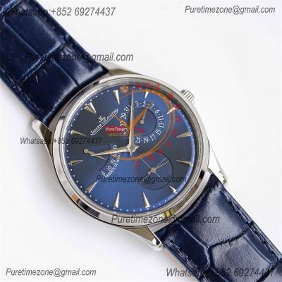 Master Ultra Thin Q1372520 Reserve Marche A938 Automatic Mens Watch Best Edition GF Power Reserve Steel Blue Dial