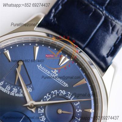 Master Ultra Thin Q1372520 Reserve Marche A938 Automatic Mens Watch Best Edition GF Power Reserve Steel Blue Dial