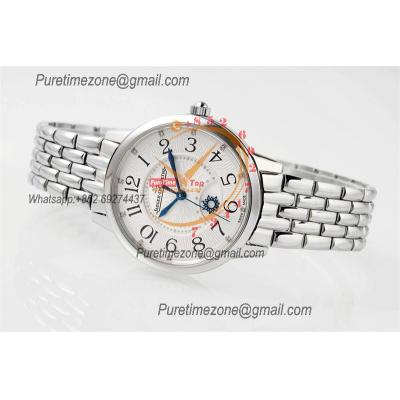 Rendez-Vous Night & Day Q3448430 A898 Automatic Womens Watch Best Edition APSF 34 Diamonds Bezel Silver Dial SS