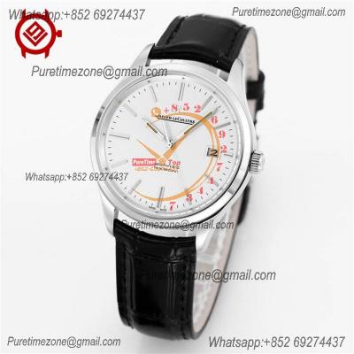 Geophysic True Second Q8018420 A899 Automatic Mens Watch Best Edition V9F 39mm SS White Dial Leather CHS