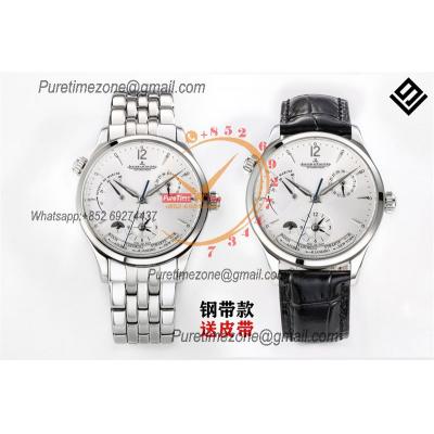 Master Geographic Q1428121 A939 Automatic Mens Watch Best Edition V9F 39mm  White Dial SS Bracelet CHS