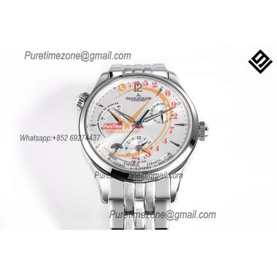 Master Geographic Q1428121 A939 Automatic Mens Watch Best Edition V9F 39mm  White Dial SS Bracelet CHS