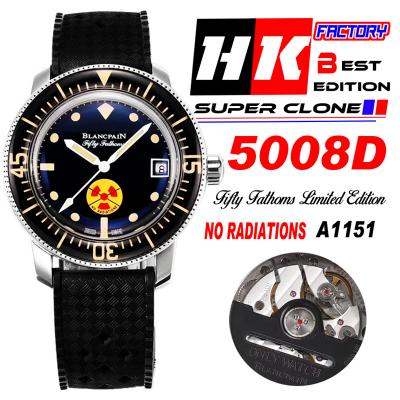 Fifty Fathoms 5008D No Rad A1151 Automatic Mens Wa...