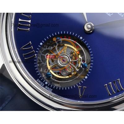 Le Brassus Carrousel Repetition Minutes Flyingman Tourbillon Automatic Mens Watch Best Edition TLF 44 SS Blue Dial CHS