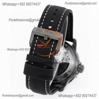 Fifty Fathoms Automatique 5015 M9015 Automatic Mens Watch Best Edition TWF 45mm Titanium Black Dial Leather CHS