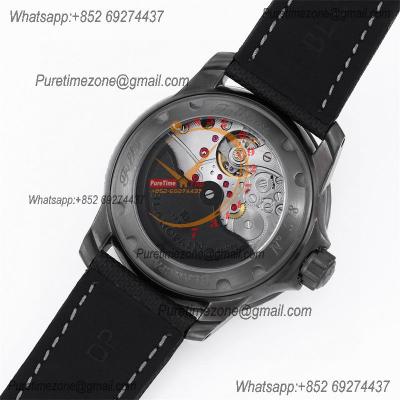 Fifty Fathoms Automatique 5015 M9015 Automatic Mens Watch Best Edition TWF 45mm Titanium Black Dial Leather CHS