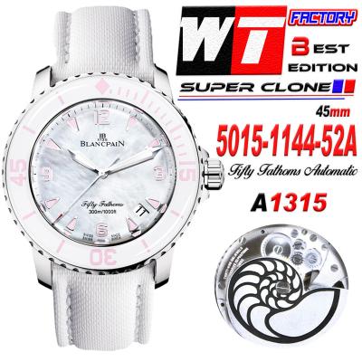 Fifty Fathoms 5015 A1315 Automatic Womens Watch Be...