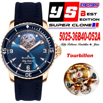 Fifty Fathoms 5025 Real Tourbillon 8 Jours Automat...