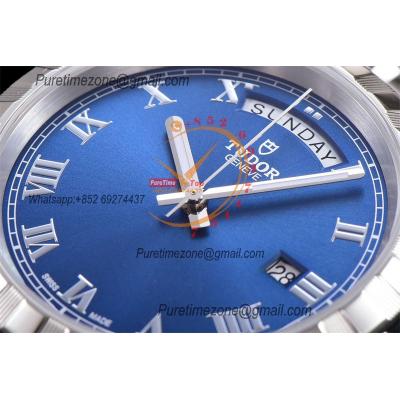 Royal M28600 A2834 Automatic Mens Watch Best Edition V7F 41mm Blue Roman Dial Stainless Steel Bracelet CHS