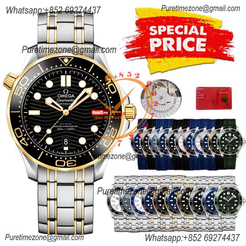 Special Prices Seamaster Diver 300M A21J Automatic Mens Watch 42 YG Ceramics Bezel Black Dial Stainless Steel Bracelet C