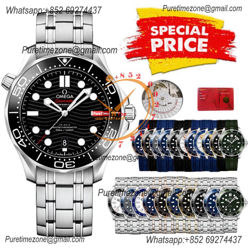 Special Prices Seamaster Diver 300M A21J Automatic Mens Watch 42 Ceramics Bezel Black Dial Stainless Steel Bracelet CHS