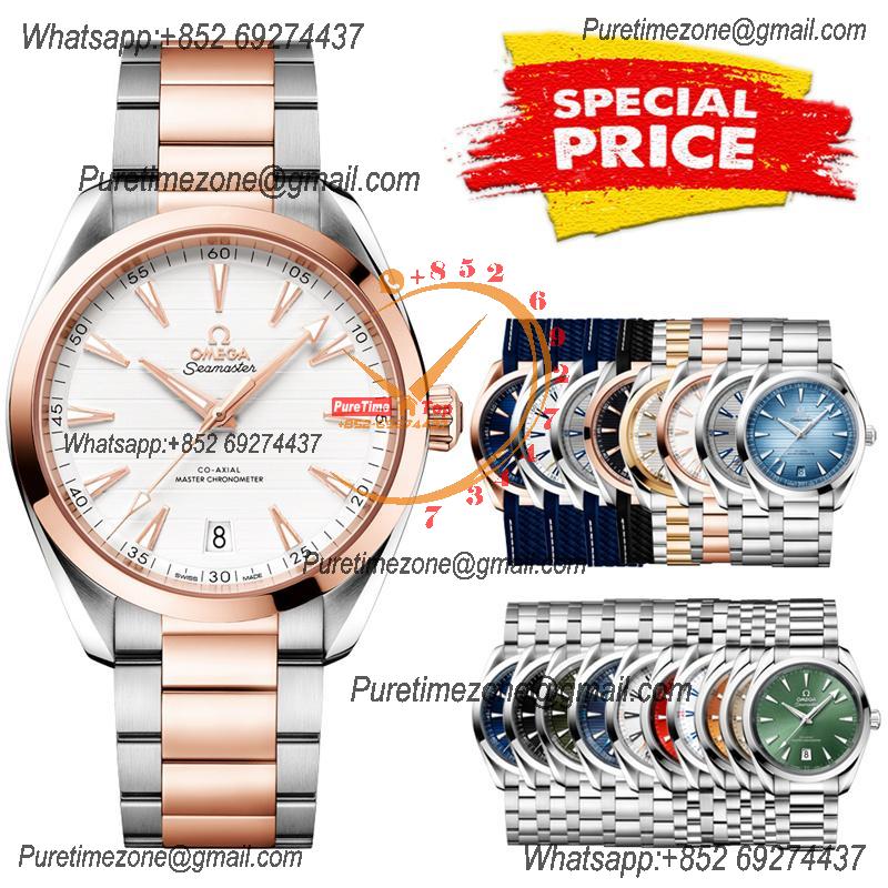 Special Prices Aqua Terra 150M A21J Automatic Mens Watch 41 RG Silver Dial Stainless Steel Bracelet  CHS