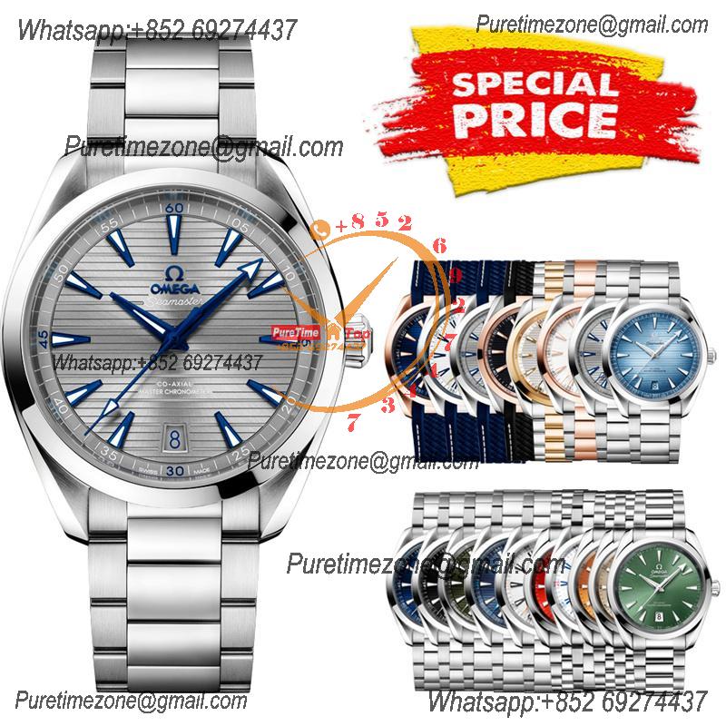 Special Prices Aqua Terra 150M A21J Automatic Mens Watch 41 Gray Dial Stainless Steel Bracelet  CHS