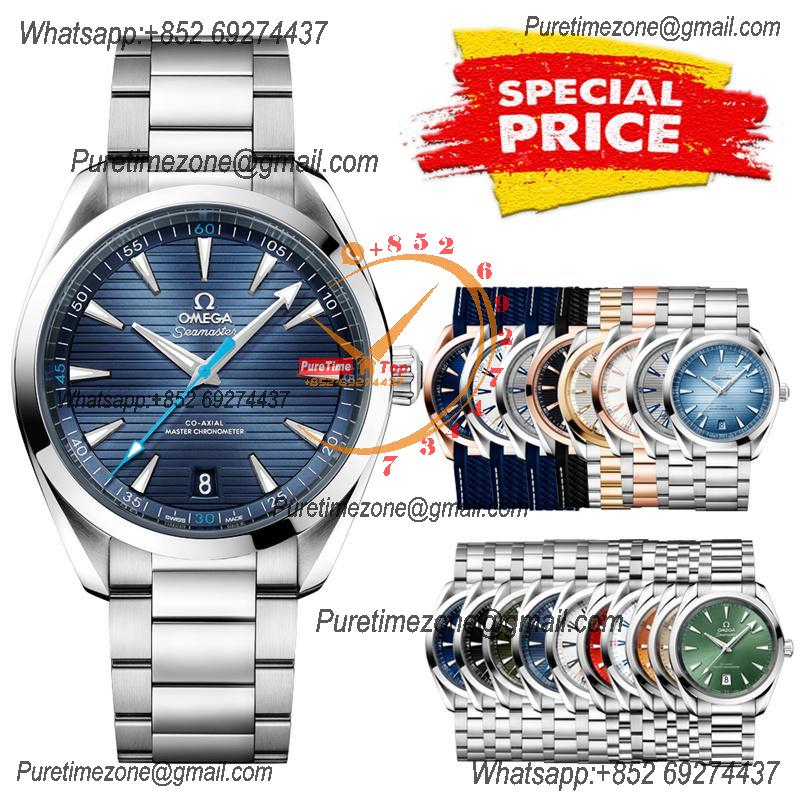 Special Prices Aqua Terra 150M A21J Automatic Mens Watch 41 Blue Dial Stainless Steel Bracelet  CHS