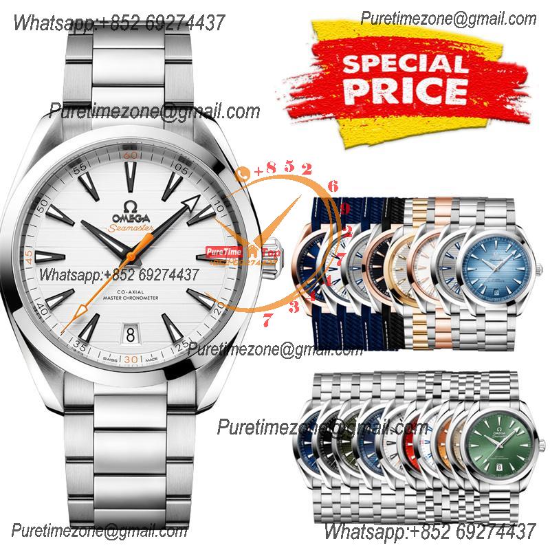 Special Prices Aqua Terra 150M A21J Automatic Mens Watch 41 White Dial Stainless Steel Bracelet  CHS